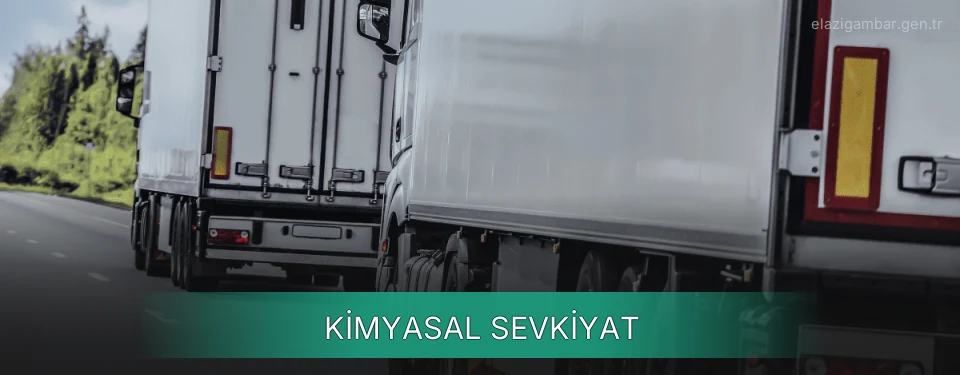 Elazığ Kimyasal Sevkiyat Ambar Firmaları Elazığ Kimyasal Sevkiyat Ambar Firmaları